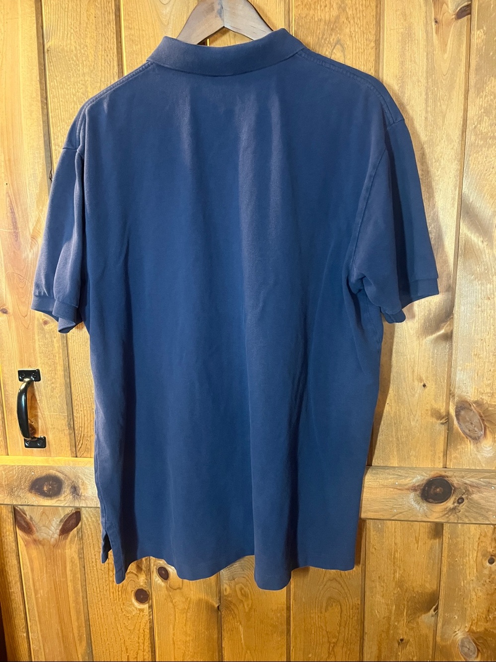 MEN XXL POLO Ralph Lauren navy blue short sleeve 3209 - Picture 4 of 4